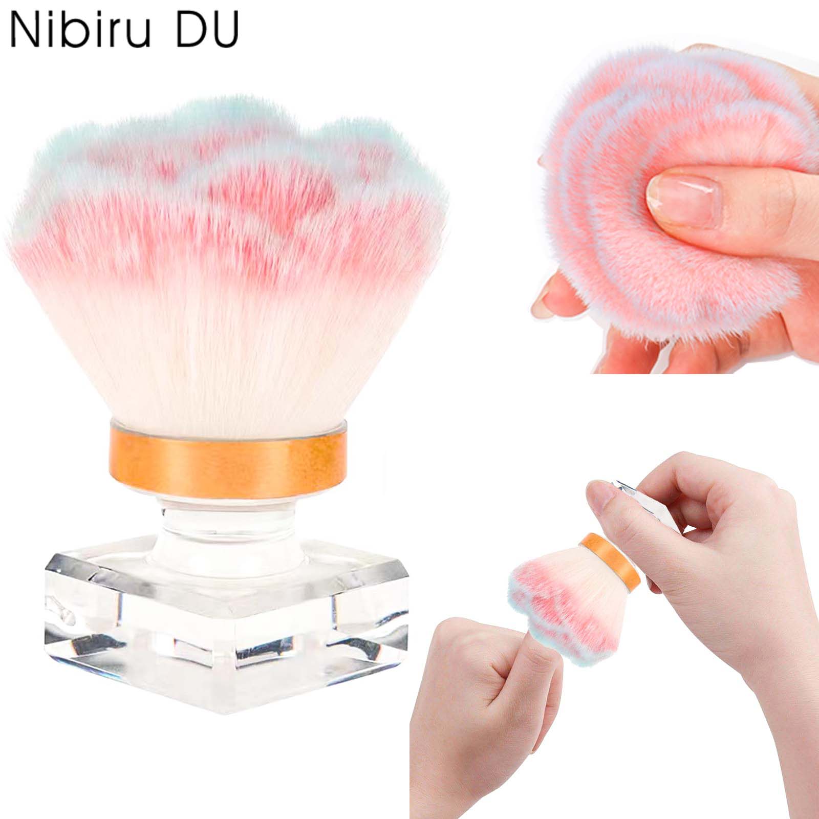Nail Art For Men - Nail Art Rose-shaped Diamond Brush Soft