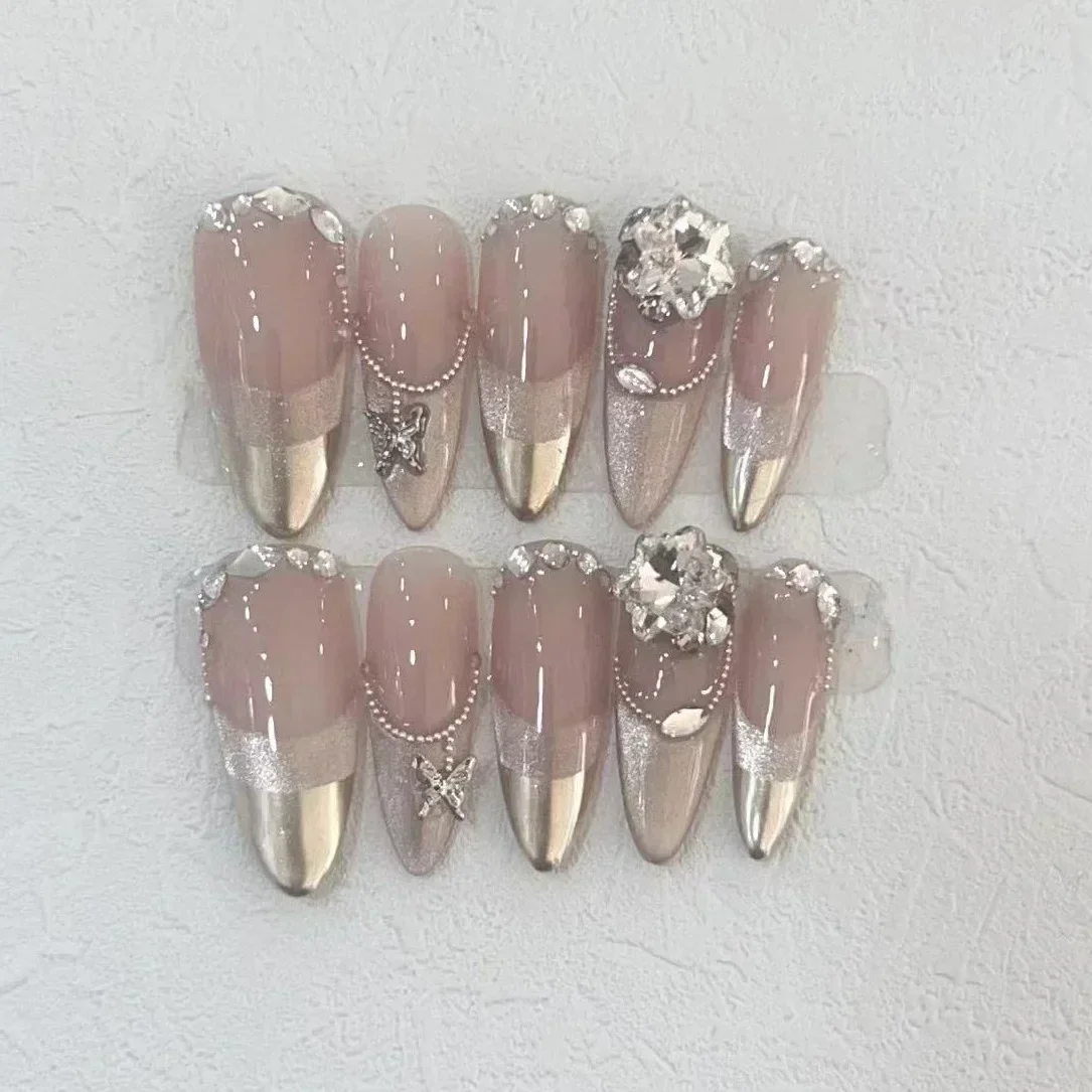 Nail Art Quirky - 10Pcs Handmade Press on Nails Full
