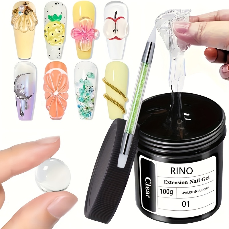 Nail Art Quirky - 100g Clear Non-Stick Hand Extension Nail