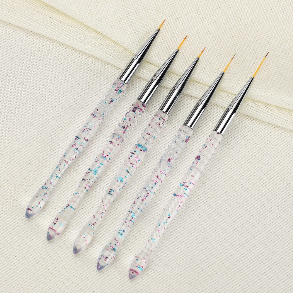 Nail Gel Polish Set - 5 Pieces Professional Nail Art Liner