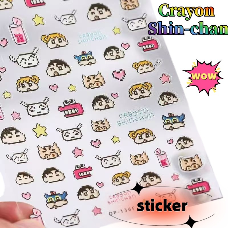 Nail Art Quirky - Crayon Shin-chan Creative Paper Guka Notebook
