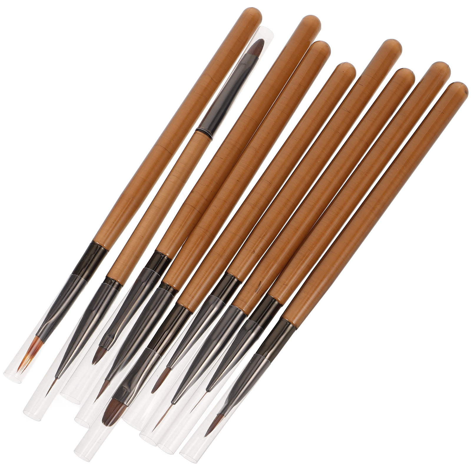 Nail Gel Polish Set - 1Set Multifunctional Nail Art Brush Set
