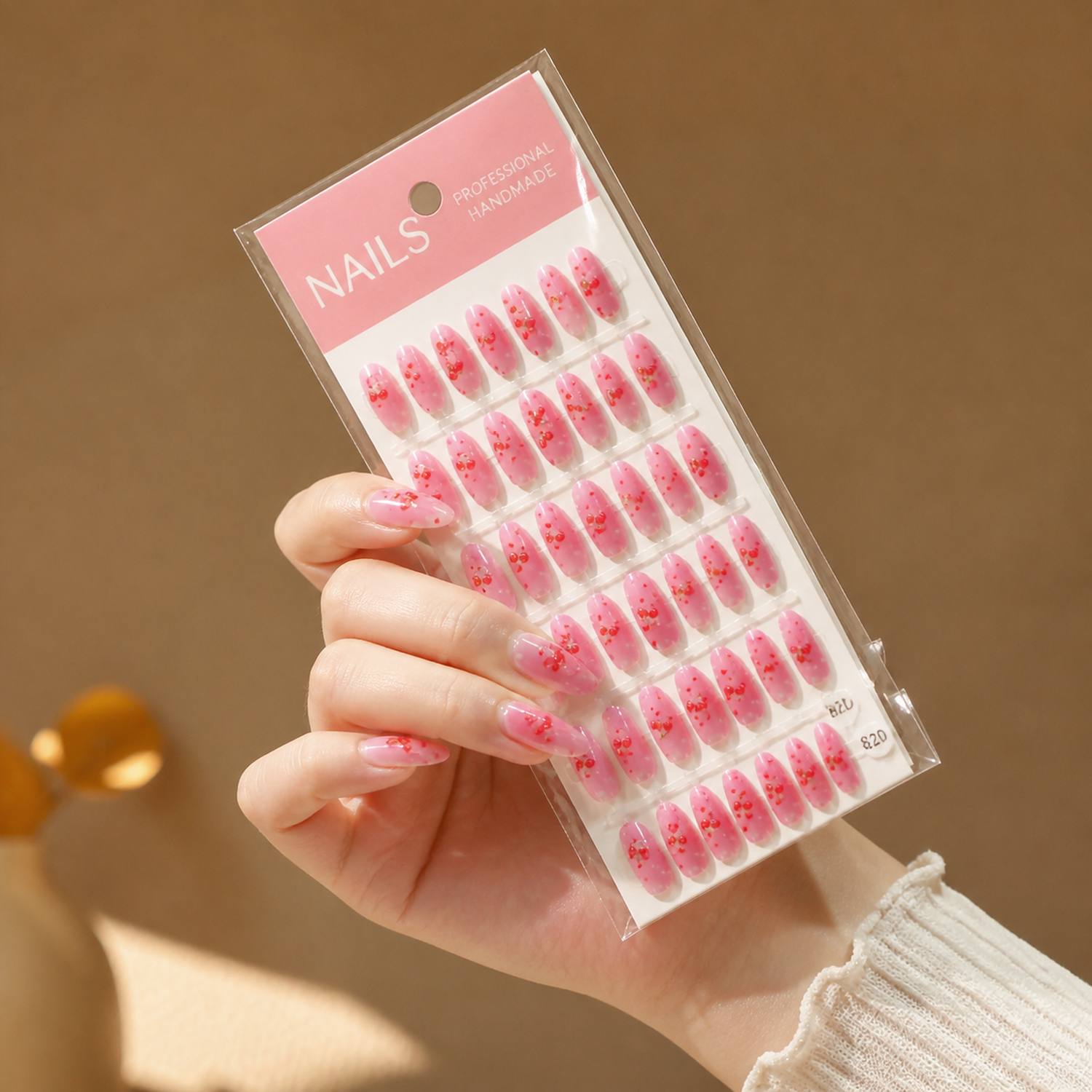 1Bag Soft Gradient Pink Cherry - Nail Art Pink Soft recension och pris