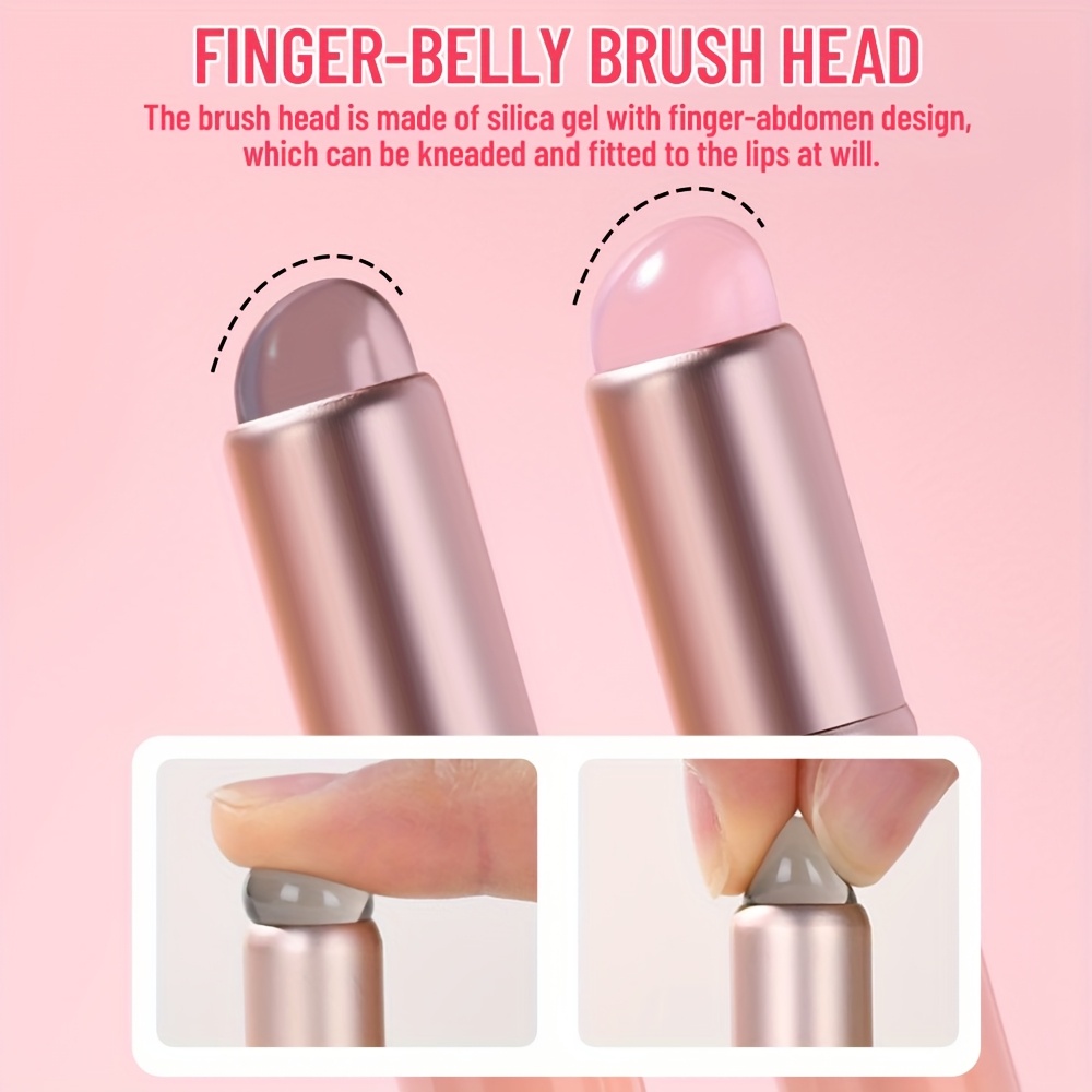 Jelly-Pink Silicone Nail Brush - Nail Art Pink Soft recension och pris