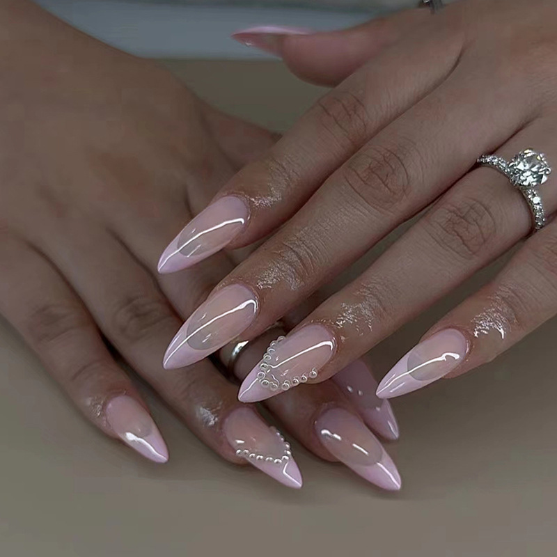 24pcs Bow False Nails Sets Pre - Nail Art Valentine recension och pris