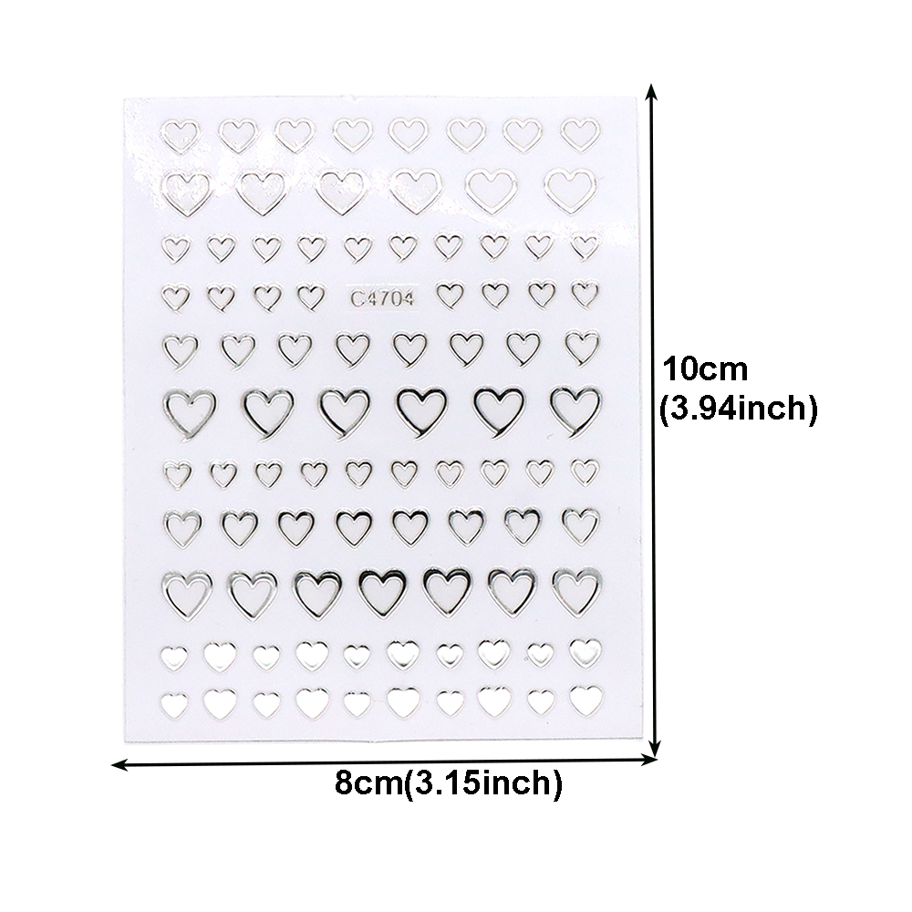 12Sheets Star/Heart/Moon Nail  - Nail Art Valentine recension och pris