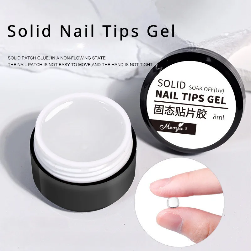 3pcs/set Solid Nail Tips Gel S - Nail Gel Polish Set recension och pris