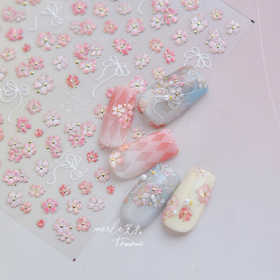 Cherry Blossom Pink Flower Sak - Nail Art Pink Soft recension och pris