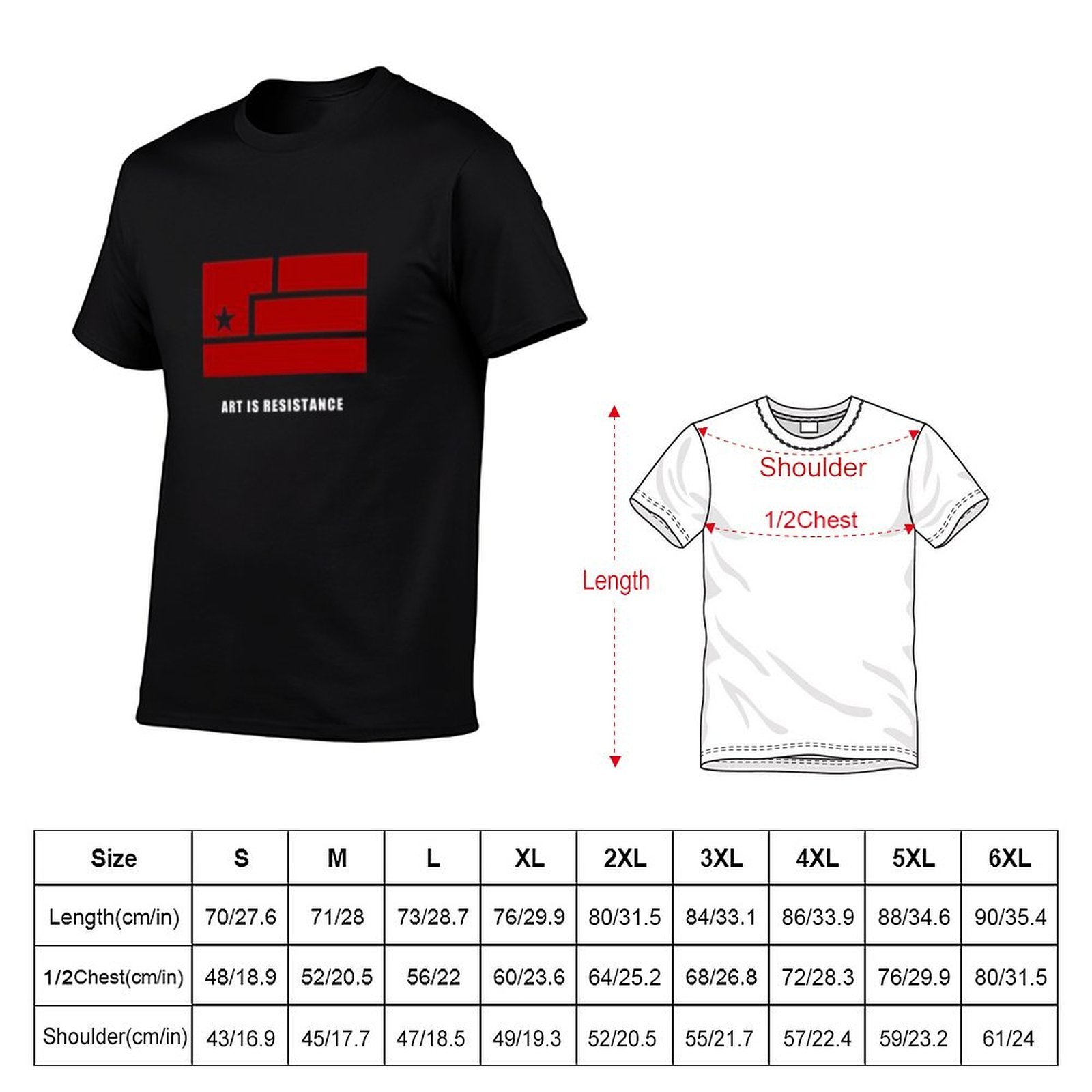 red nails art T-Shirt Streetwe - Nail Art For Men recension och pris