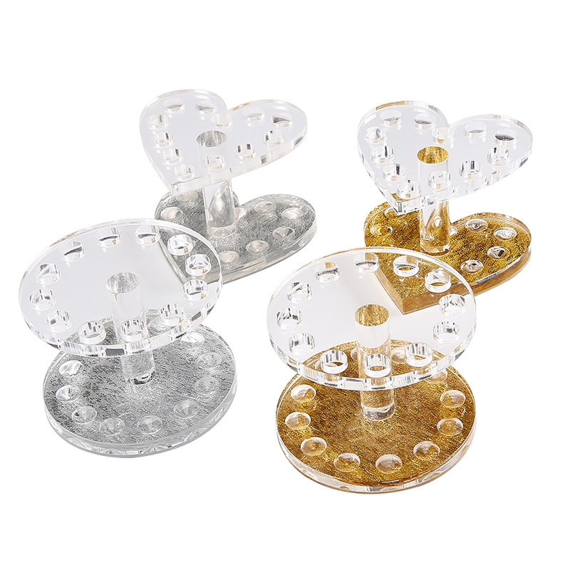 12 Holes Nail Brushes Storage  - Nail Art Vector recension och pris