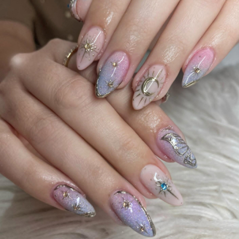 24pcs Gilded Starlight Stick o - Nail Art Quirky recension och pris