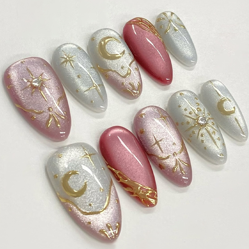 24pcs Gilded Starlight Stick o - Nail Art Quirky recension och pris