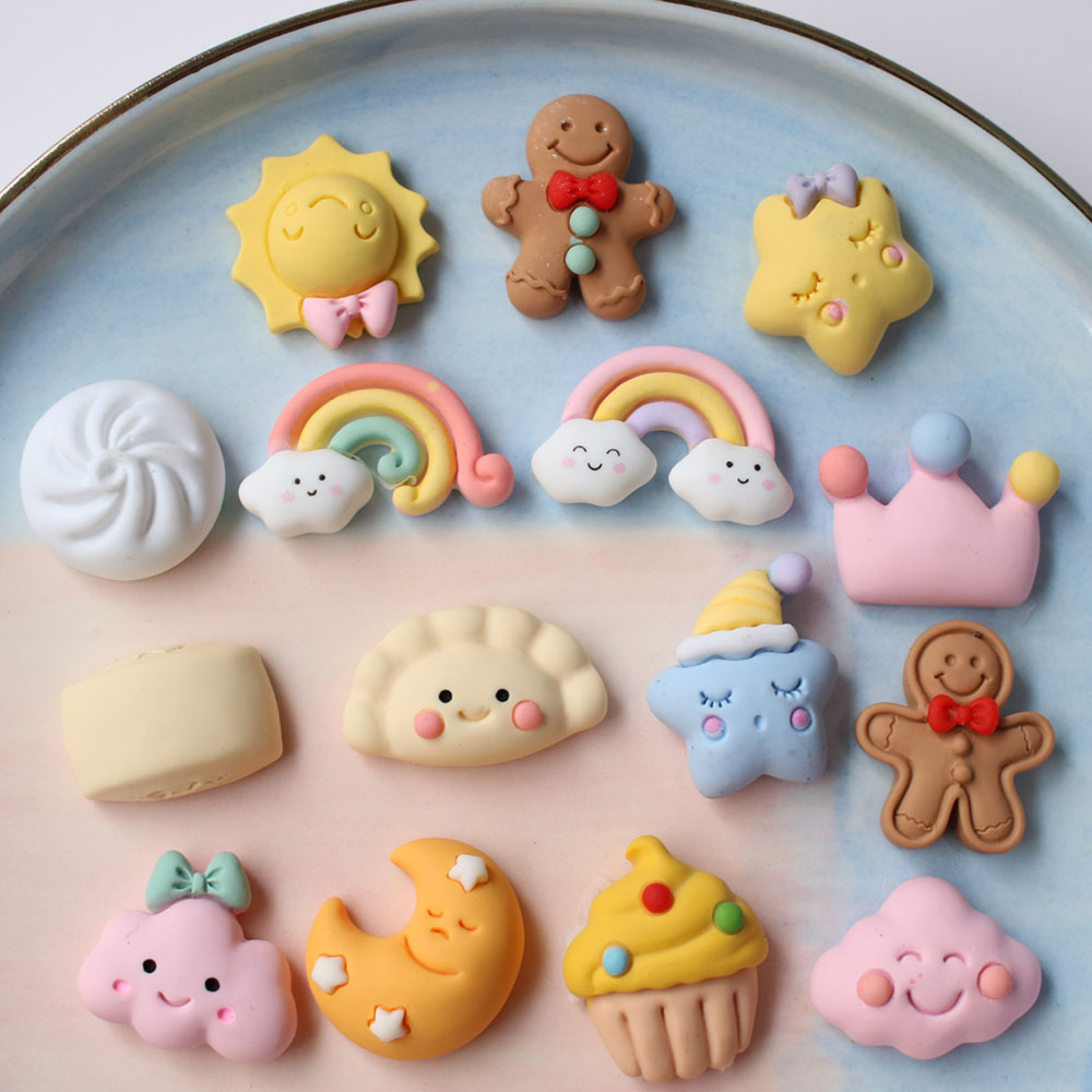 100pcs/Bag Kawaii Resin Nail A - Nail Art For Men recension och pris