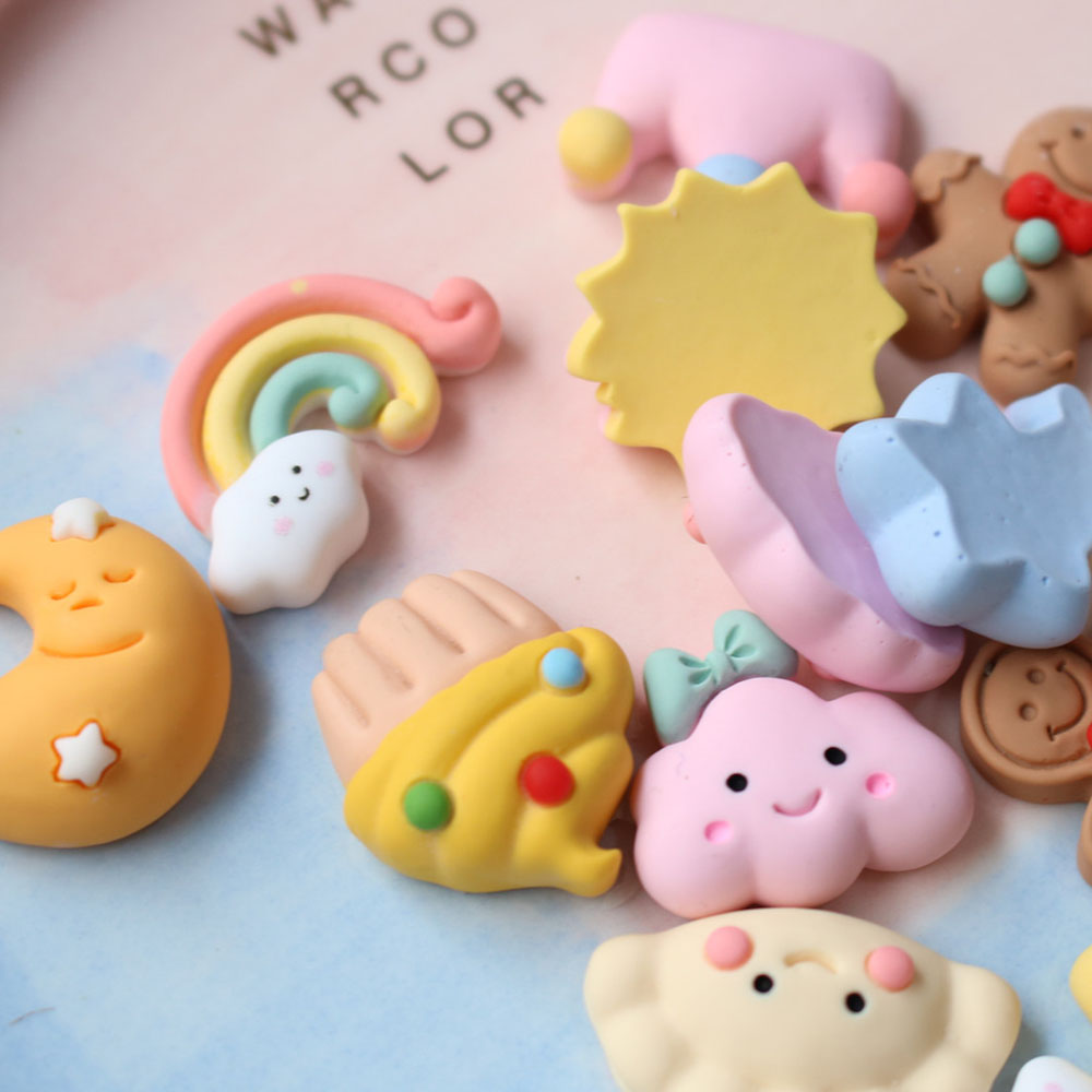 100pcs/Bag Kawaii Resin Nail A - Nail Art For Men recension och pris
