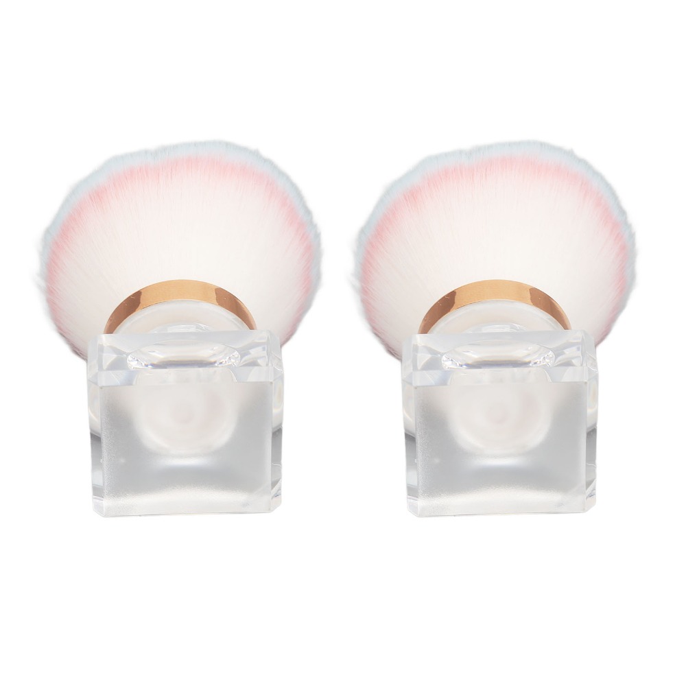 2pcs Pink Soft Bristle Nail Du - Nail Art Pink Soft recension och pris