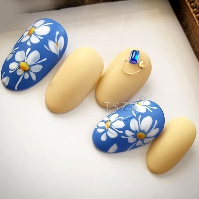 TSZS 200pcs Short Medium Oval  - Nail Art Vector recension och pris