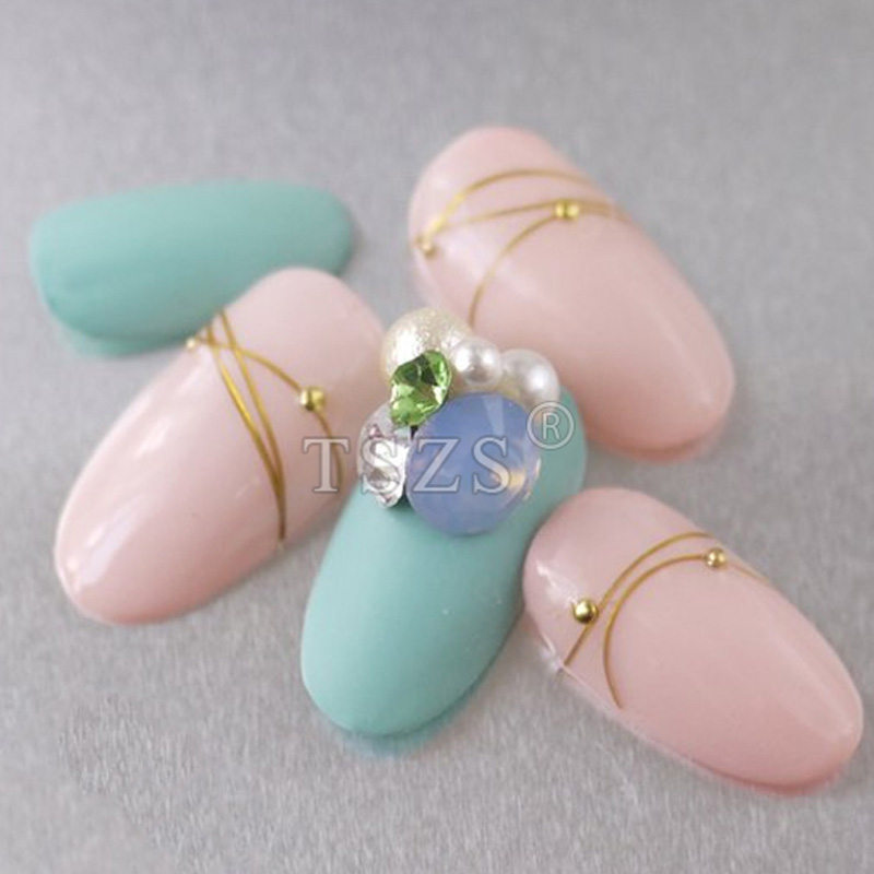 TSZS 200pcs Short Medium Oval  - Nail Art Vector recension och pris