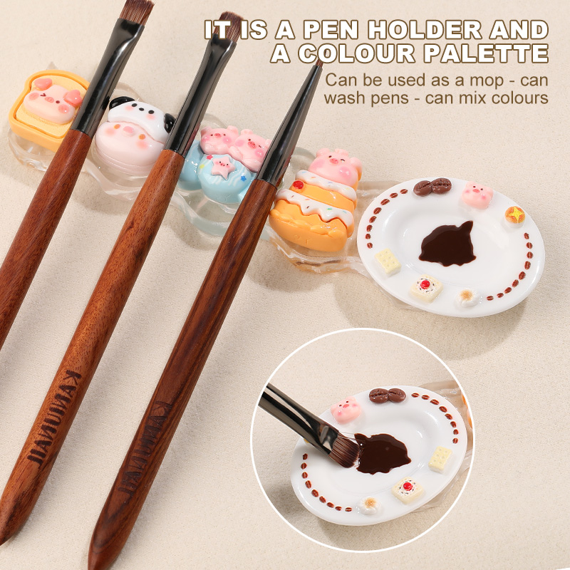 KANIU Cute Animal Nail Brush H - Nail Art Vector recension och pris
