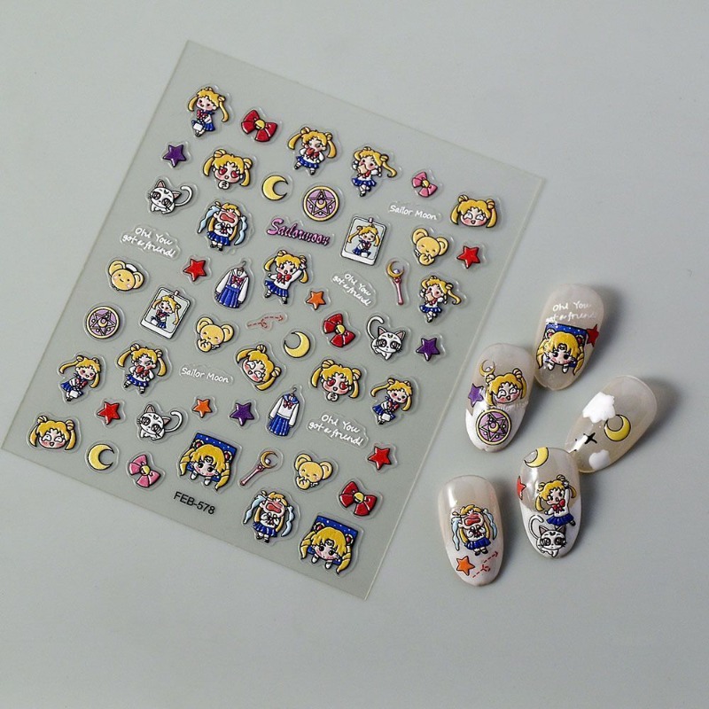 New Sailor Moon anime peripher - Nail Art Quirky recension och pris