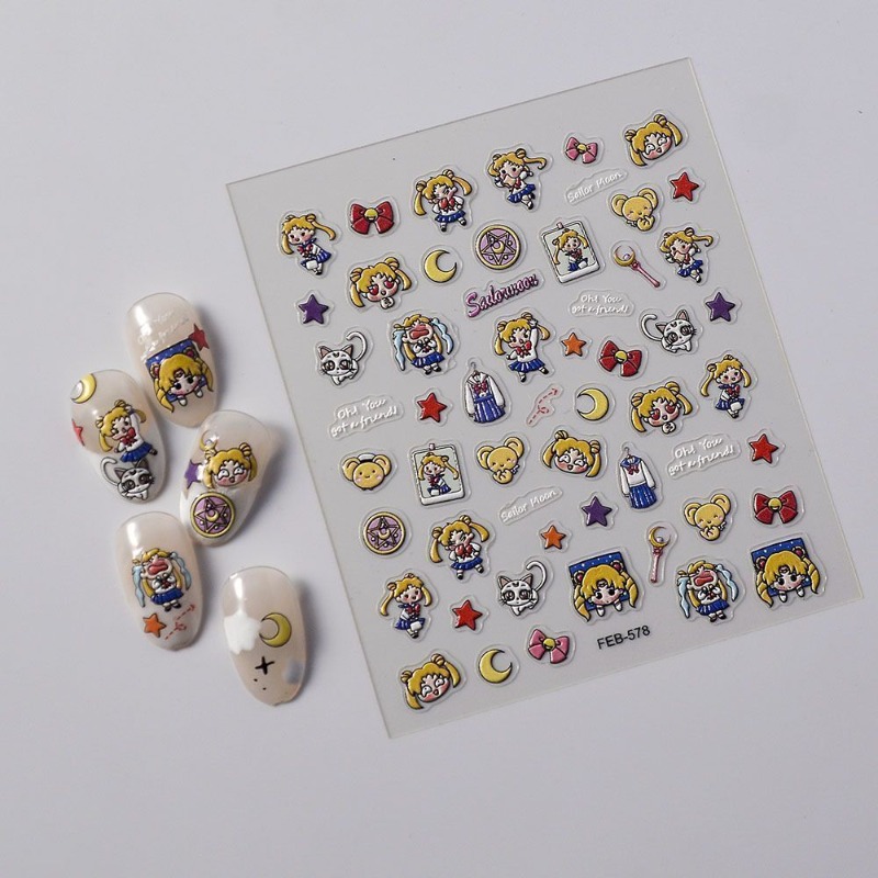 New Sailor Moon anime peripher - Nail Art Quirky recension och pris