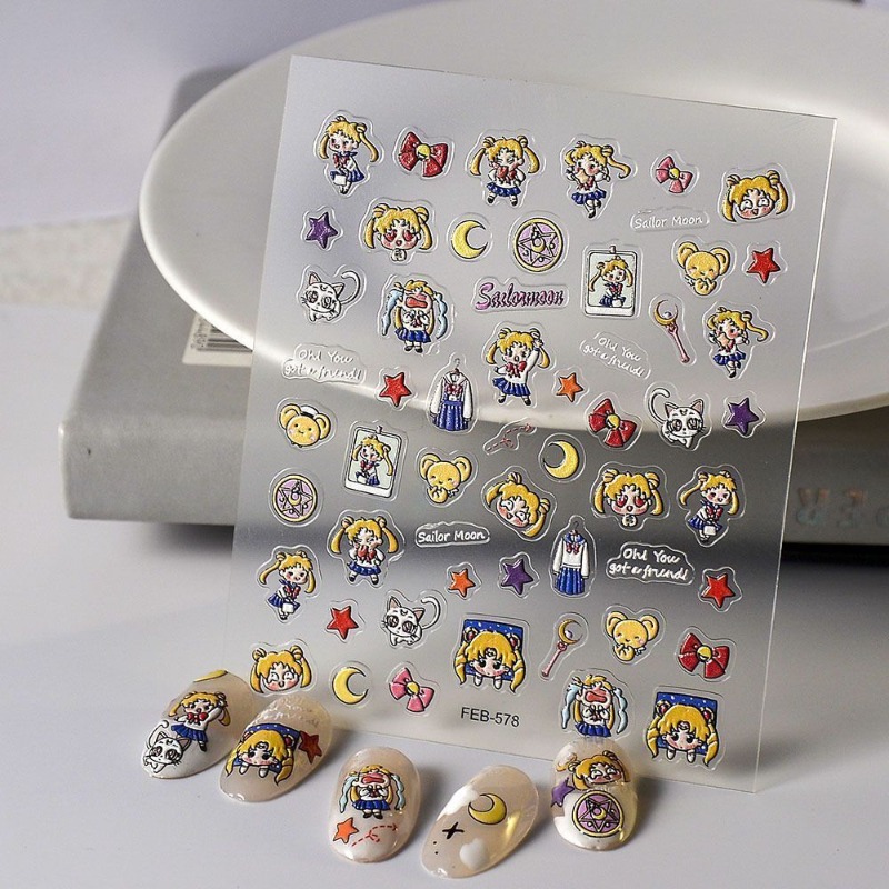 New Sailor Moon anime peripher - Nail Art Quirky recension och pris
