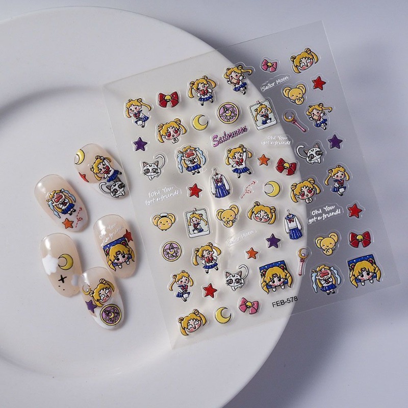 New Sailor Moon anime peripher - Nail Art Quirky recension och pris