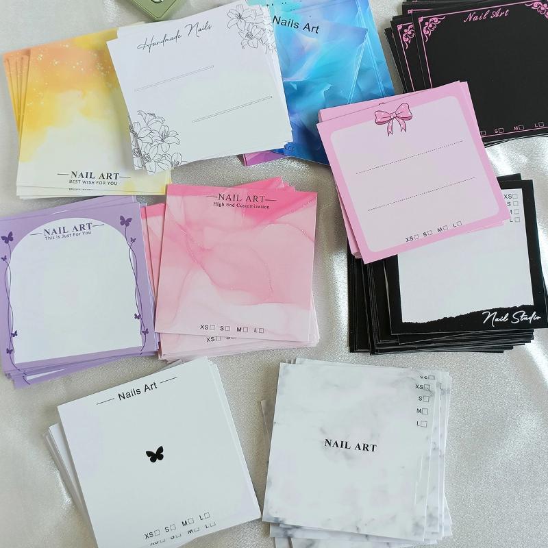 ●20 Sheets Press On Nail Botto - Nail Art Vector recension och pris