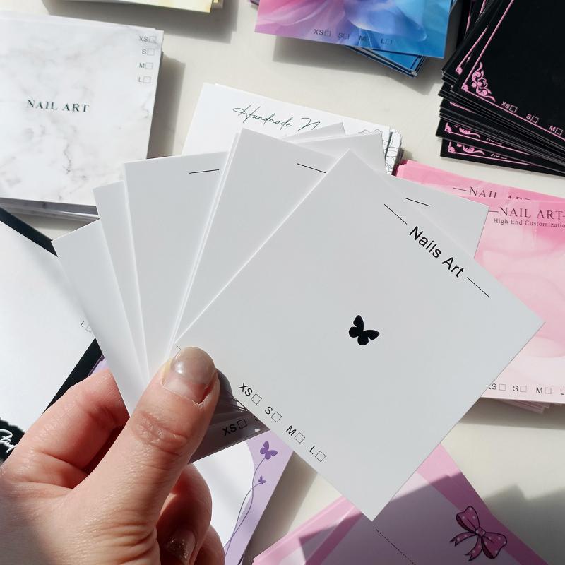 ●20 Sheets Press On Nail Botto - Nail Art Vector recension och pris