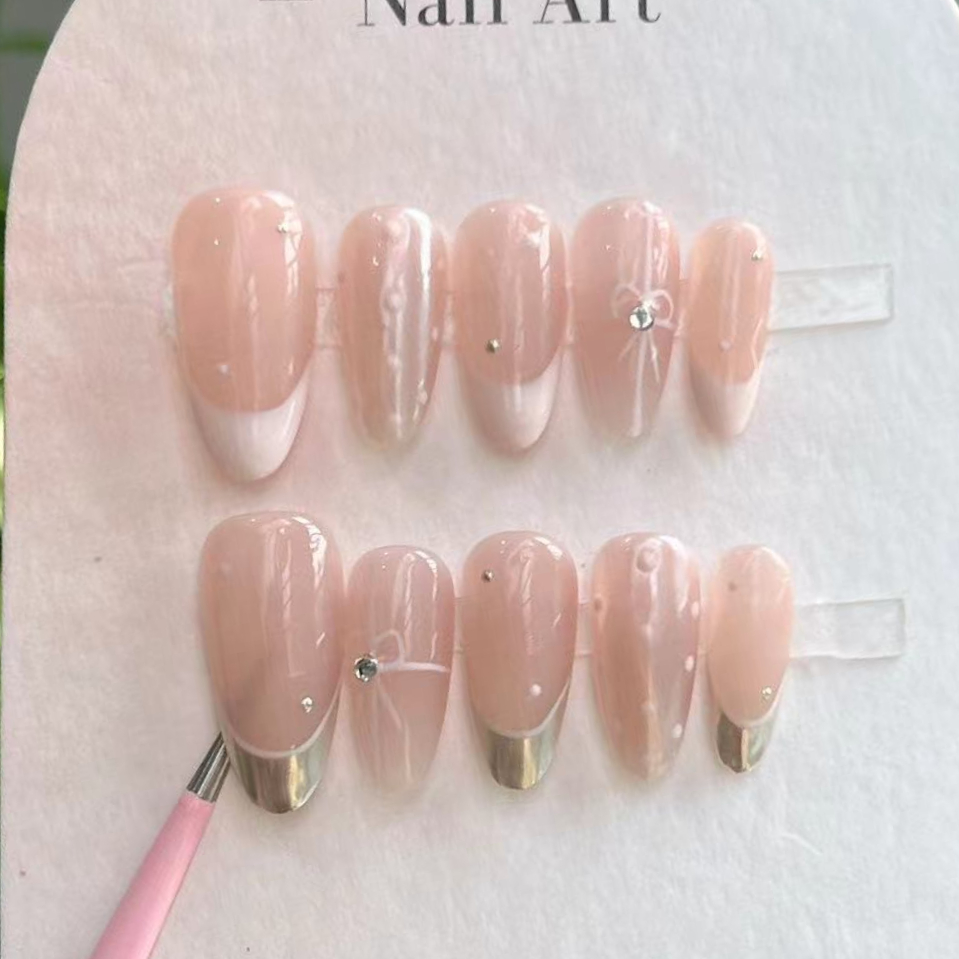 10Pcs Handmade Press on Nails  - Nail Art Quirky recension och pris