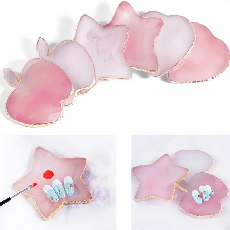 Resin Agate Stone Nail Art Pal - Nail Art Vector recension och pris
