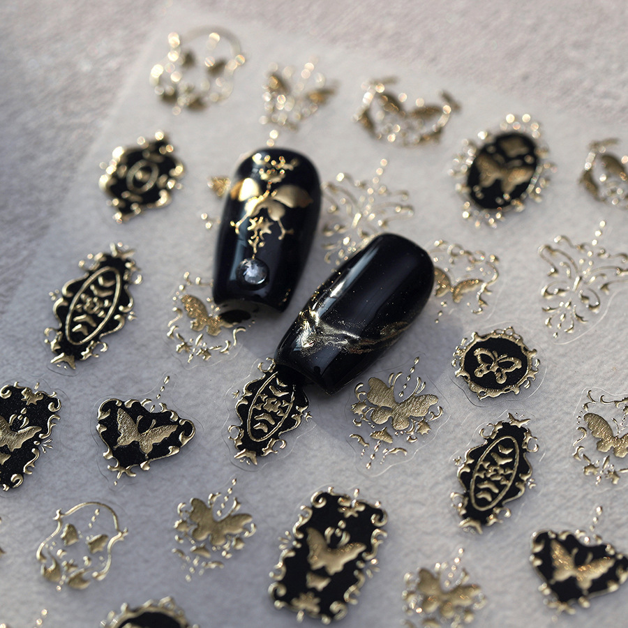 TENSOR NAIL Vintage Black Gold - Nail Art Elegan recension och pris