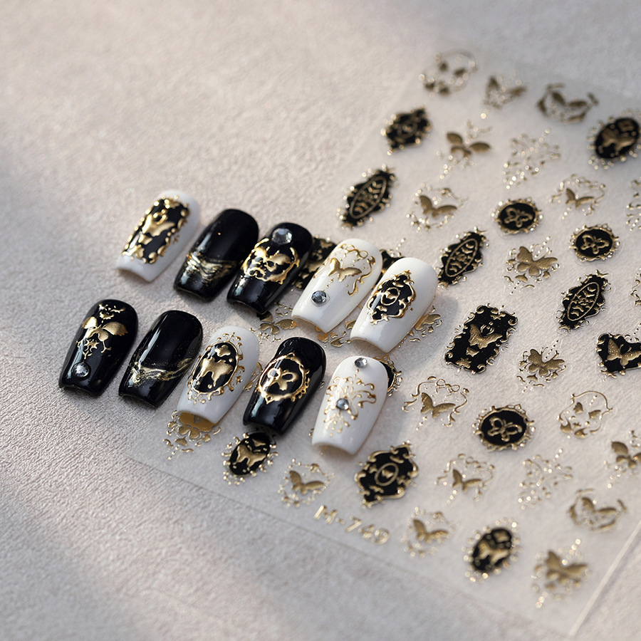 TENSOR NAIL Vintage Black Gold - Nail Art Elegan recension och pris