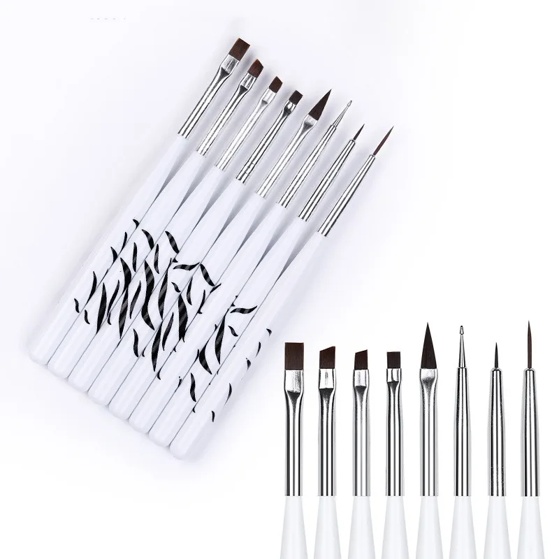 Nail Art Brush Ombre Brushes U - Nail Gel Polish Set recension och pris