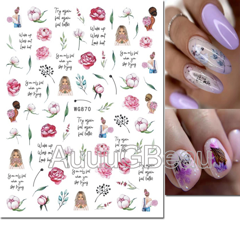 3d Nail Art Decals Valentine G - Nail Art Valentine recension och pris