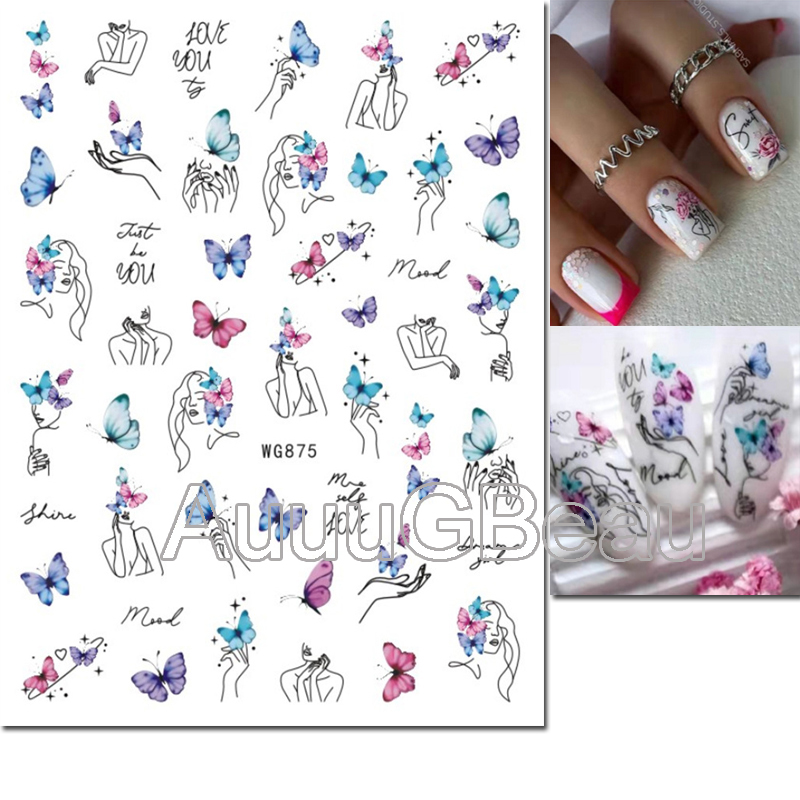 3d Nail Art Decals Valentine G - Nail Art Valentine recension och pris