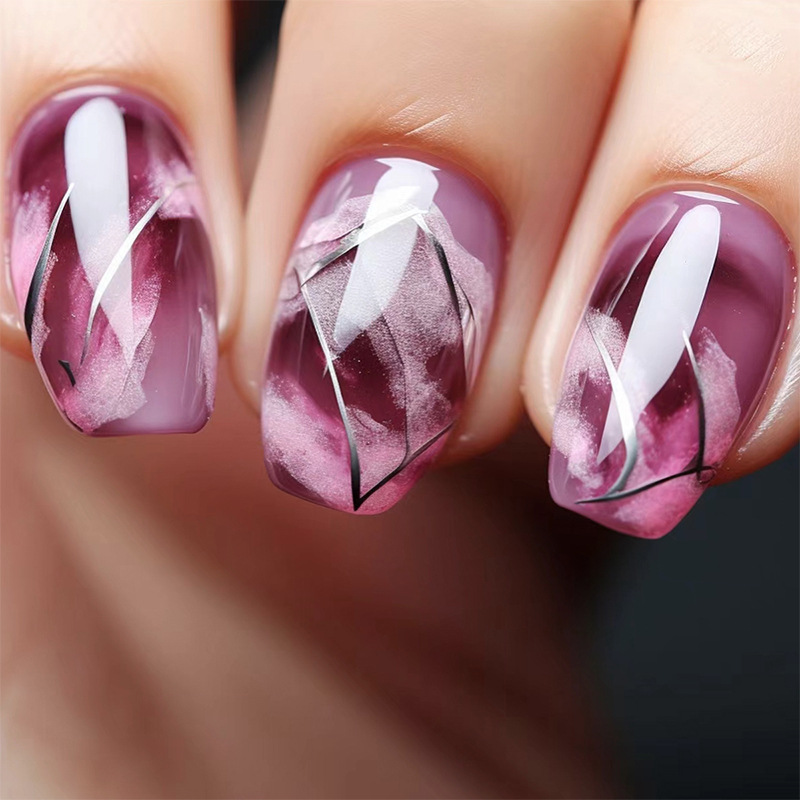 24Pcs Leopard Print Design Fal - Nail Art Leopard recension och pris