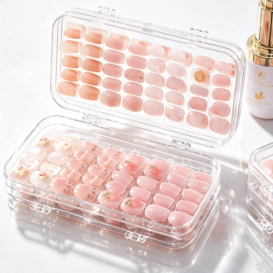 Clear Foldable Press On Nail S - Nail Art Vector recension och pris