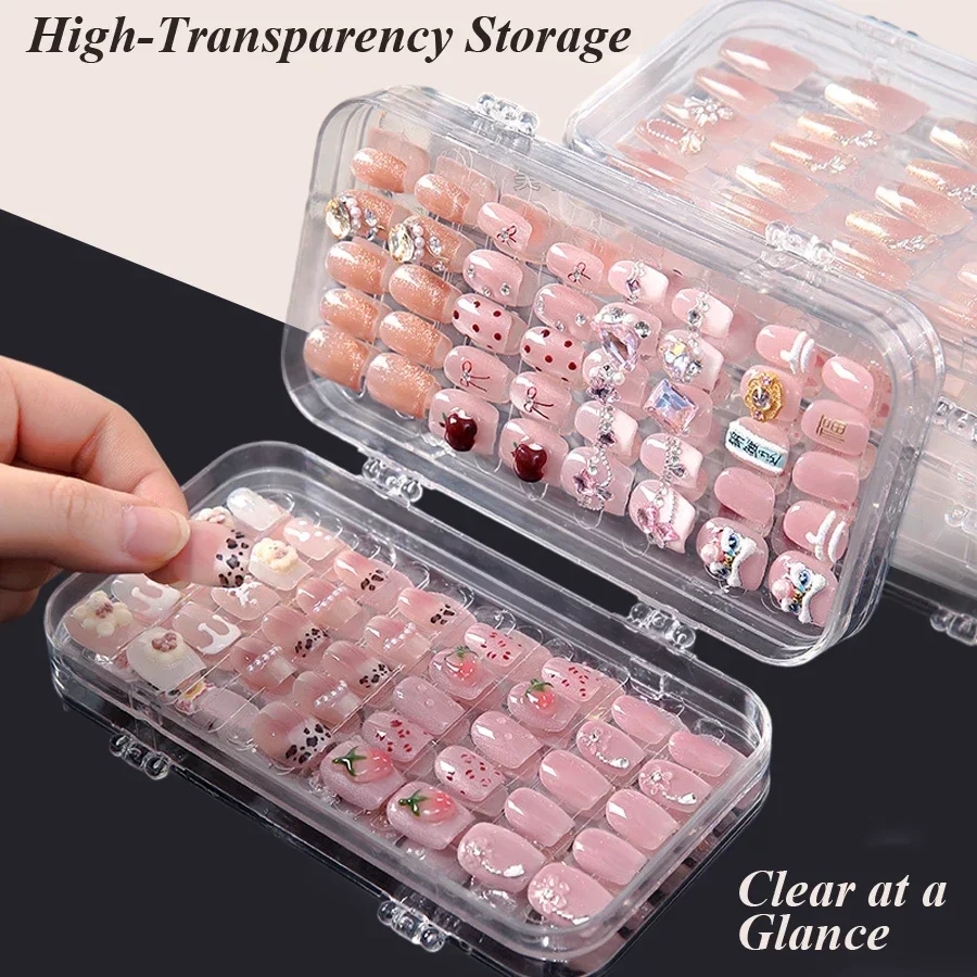 Clear Foldable Press On Nail S - Nail Art Vector recension och pris
