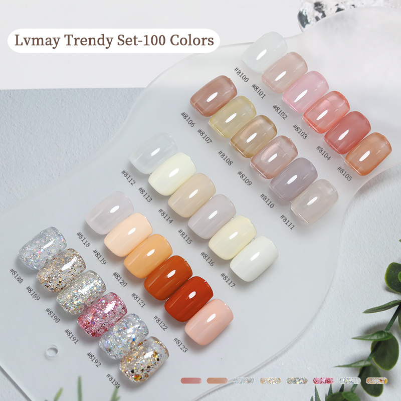 Ibdgel 15ml Trendy Set 100 Col - Nail Gel Polish Set recension och pris