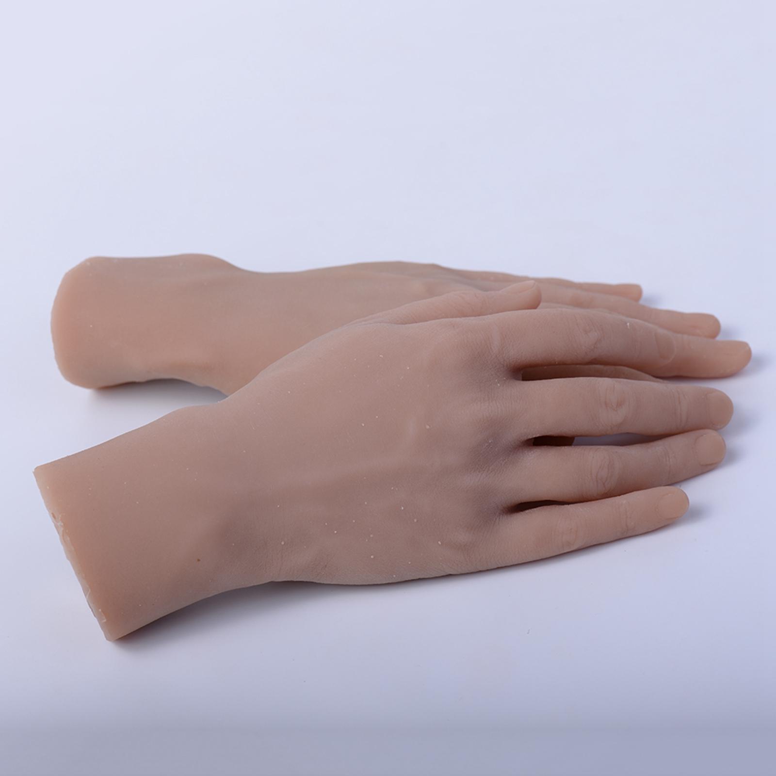 Realistic Fake Hands for Men S - Nail Art For Men recension och pris