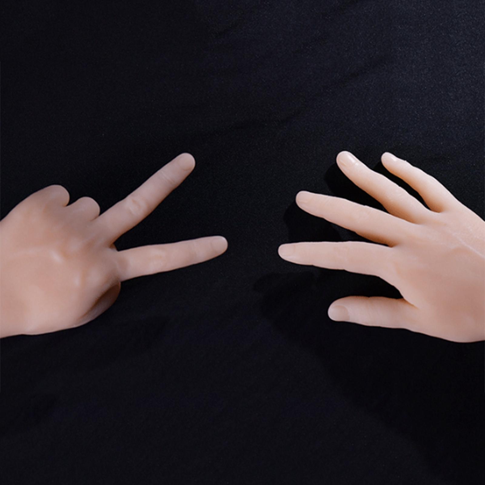 Realistic Fake Hands for Men S - Nail Art For Men recension och pris