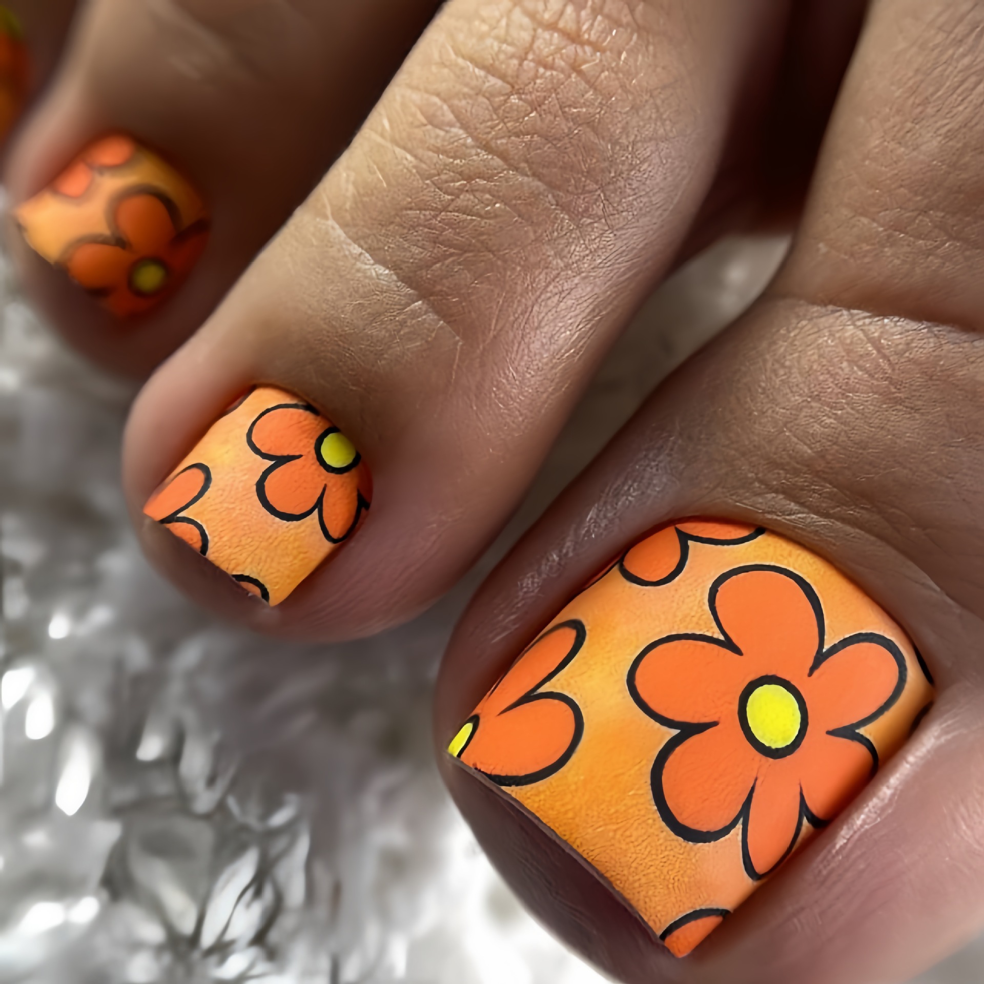 24pcs y2k Press on Toenails Sw - Nail Art Leopard recension och pris