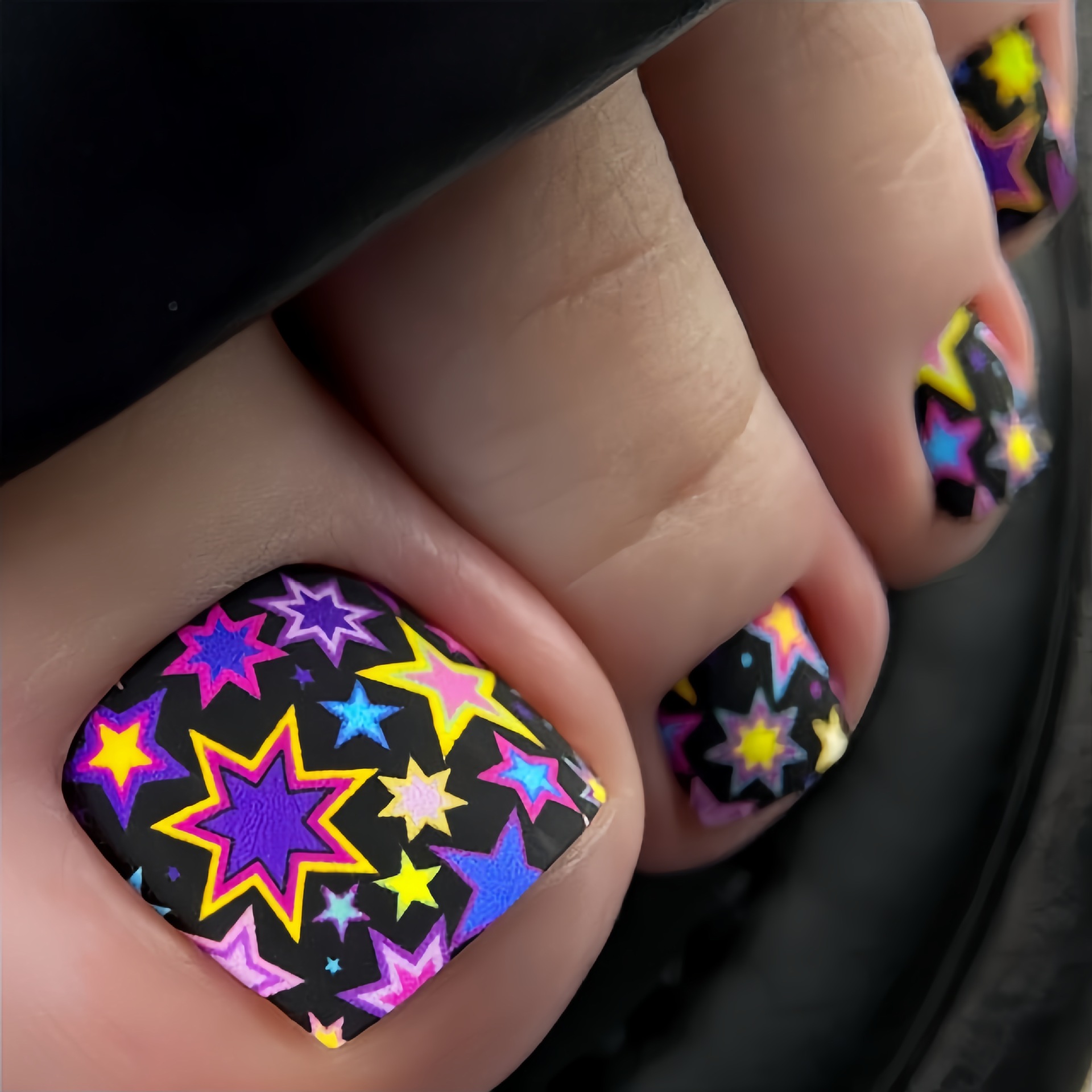 24pcs y2k Press on Toenails Sw - Nail Art Leopard recension och pris