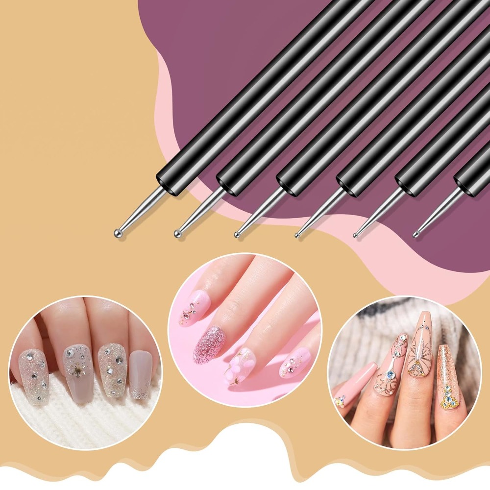 Double Ended Nail Art Dotting  - Nail Gel Polish Set recension och pris