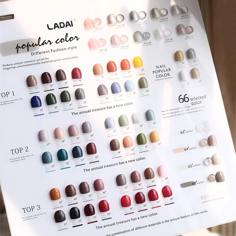 LADAI 66 Colors New Trend Whol - Nail Gel Polish Set recension och pris