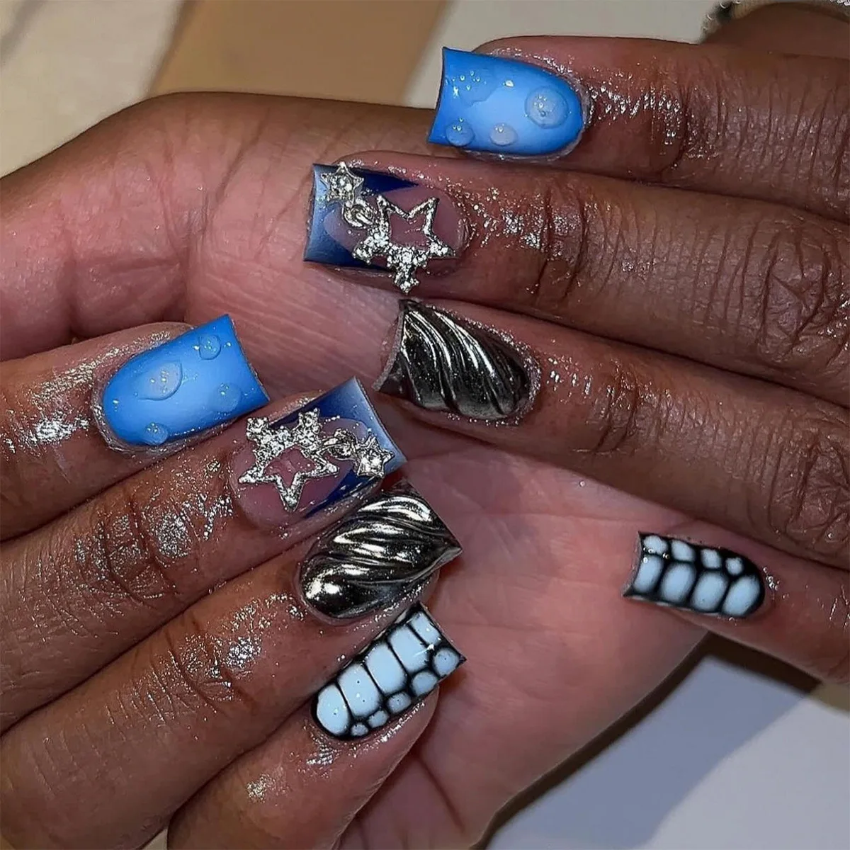 24Pcs Short Duckbill Press On  - Nail Art Leopard recension och pris